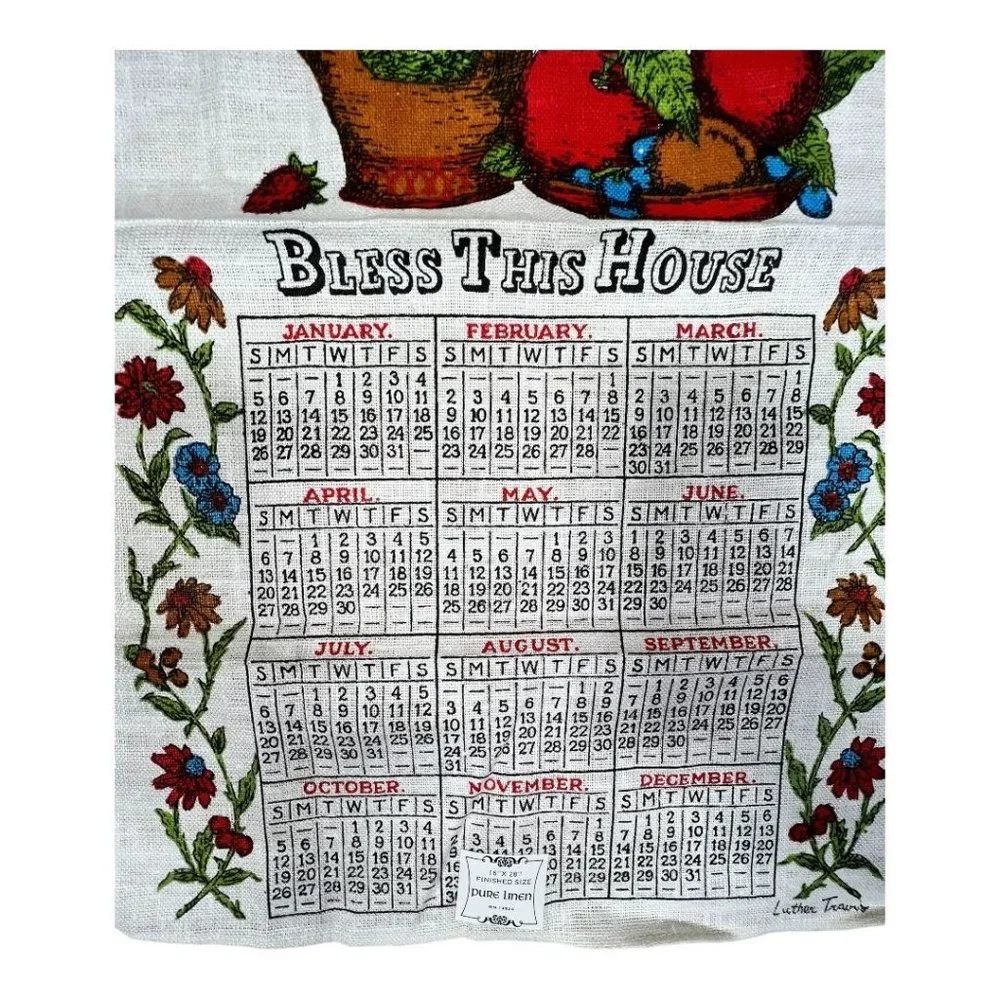 Linen 1975‎ Wall Calendar